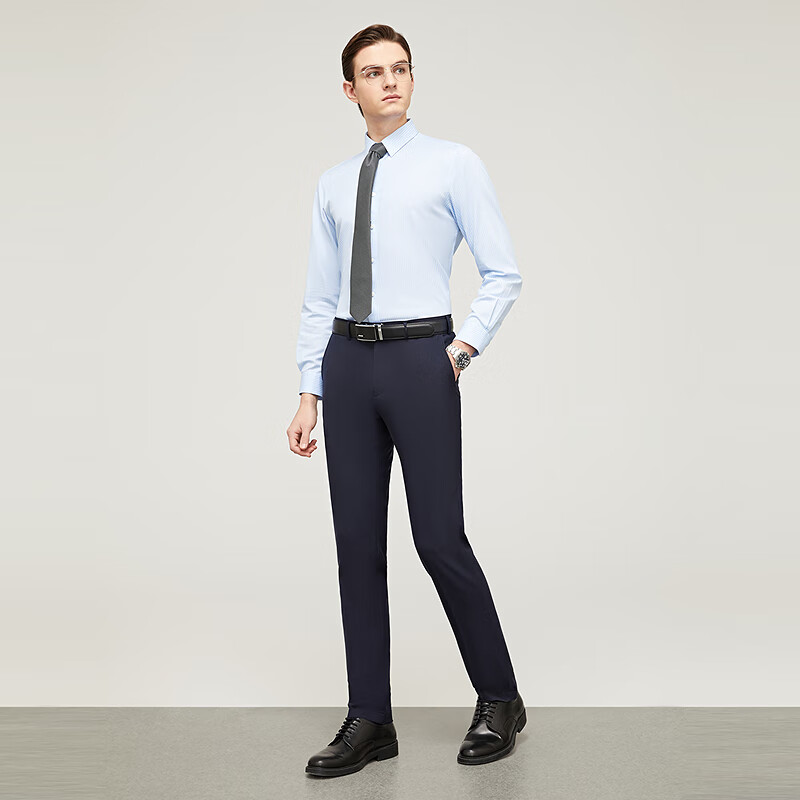 YOUNGOR Men's Wool Business Trousers