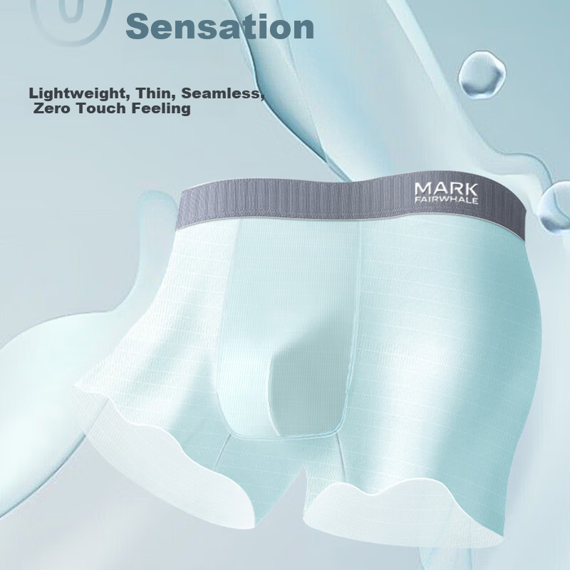 Mark Fairwhale Ice Silk Underwear 7A Antibacterial Seamless