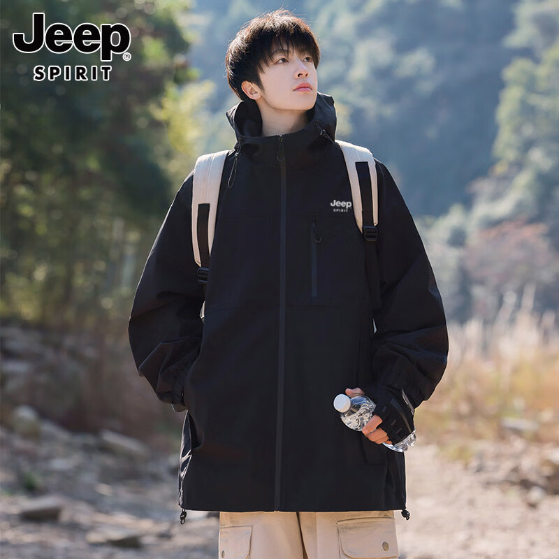 JEEP SPIRIT Men's 3-in-1 Windproof Waterproof Jacket