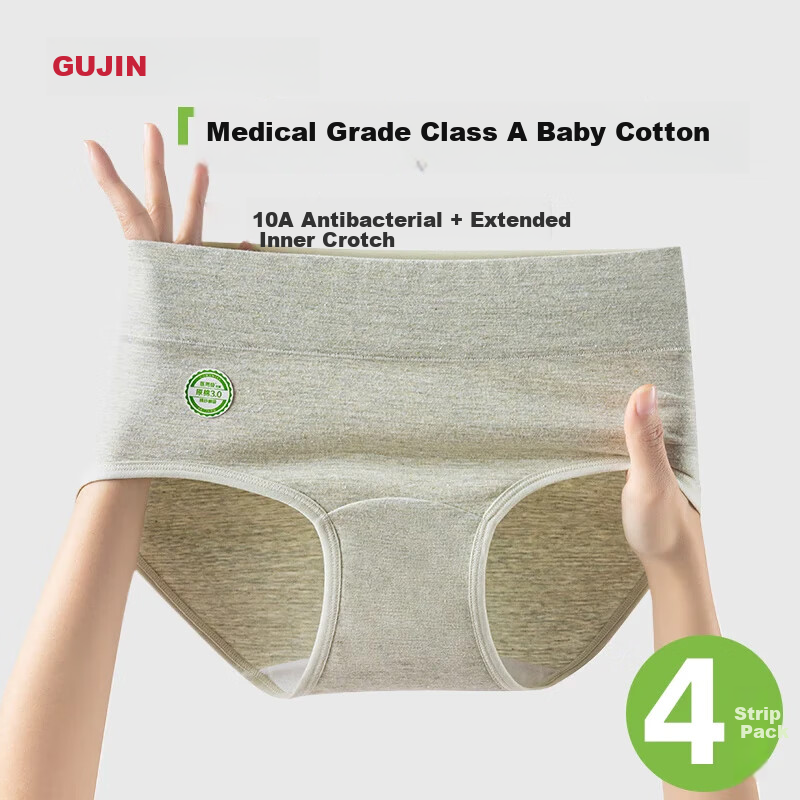 GUJIN Women's 4-Pack Cotton Underwear