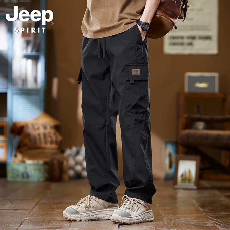 JEEP SPIRIT Men's Casual Cargo Pants 9810