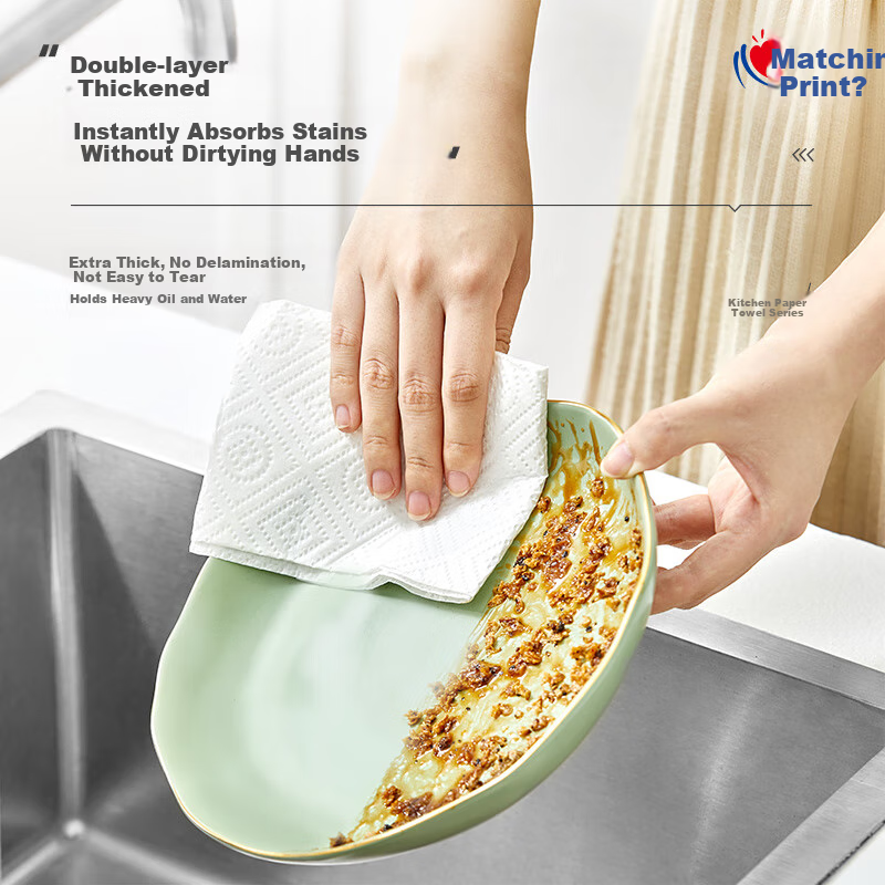 Mind Act Upon Mind Kitchen Paper Towels with Dispenser