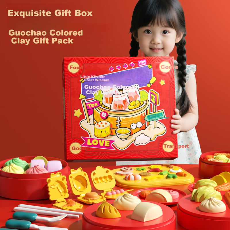 Dad Mom Non-Toxic Food Dough Clay Set