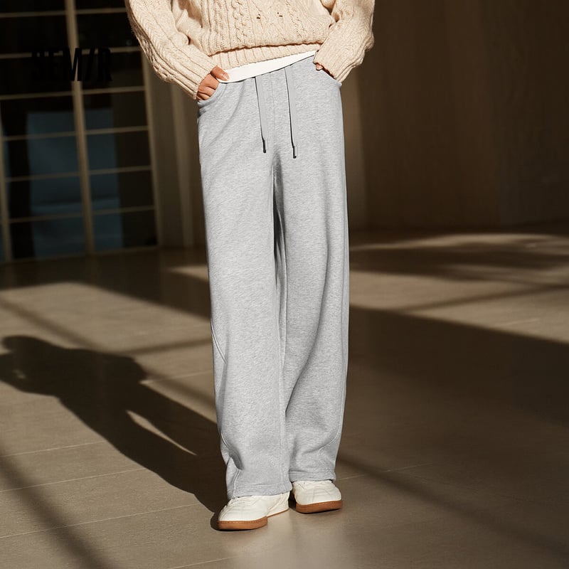Semir Women's Thermal Fleece Curved Pants 2025 Trend
