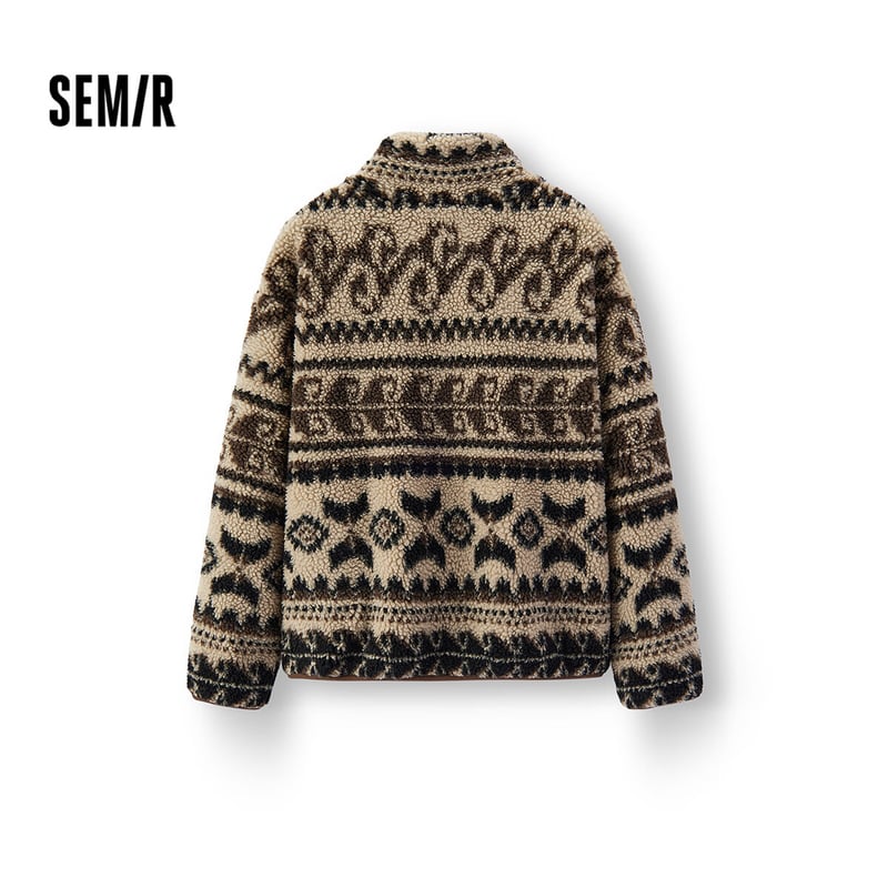 Semir Women's Winter Faux Lamb Wool Fleece Jacket