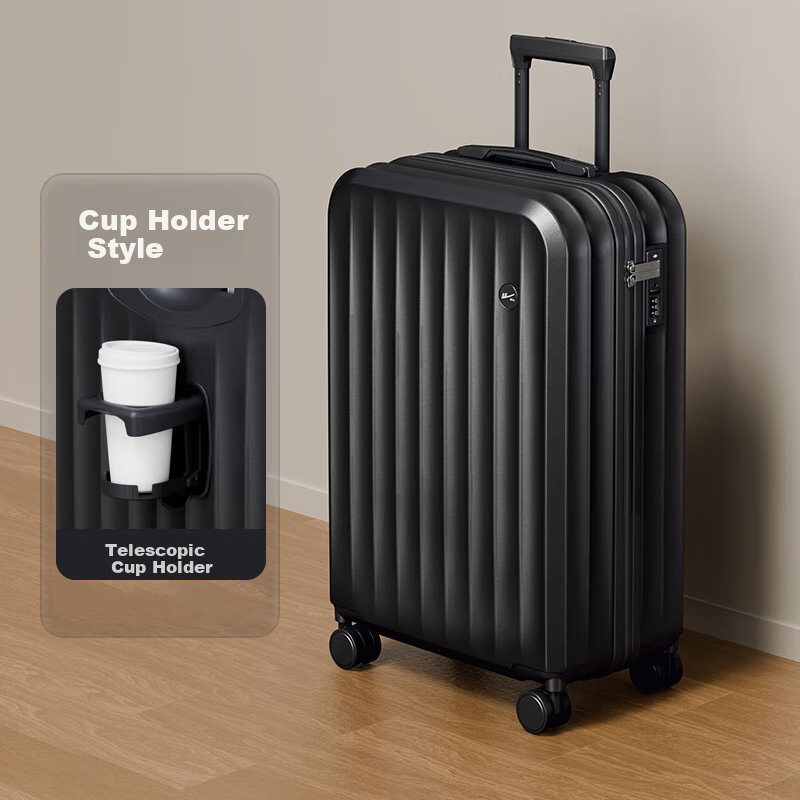 Huili Luggage - Premium Leather Carry-On Suitcase