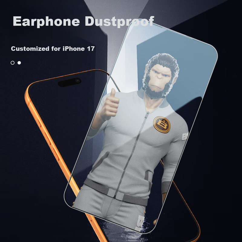 BLUEO Tempered Glass for iPhone 17 Pro Max