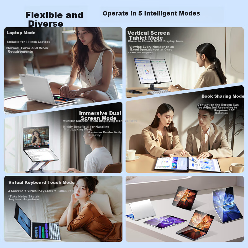 Dere Subsidized Dual-Screen Tablet