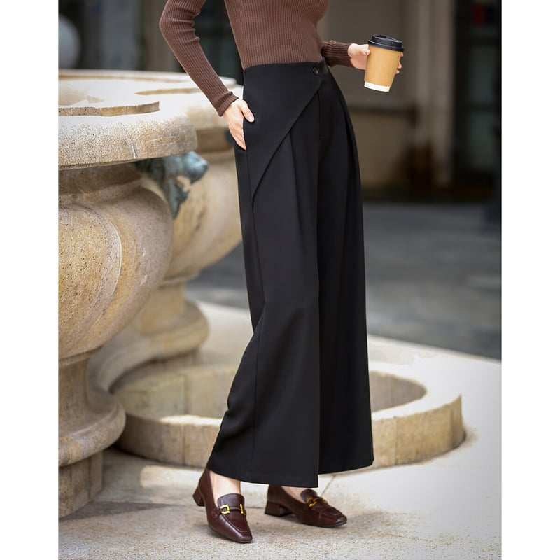 Dme Relaxed Patchwork Pleated Pants