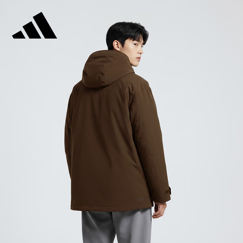 Adidas 2025 Winter Brown Parka Down Jacket