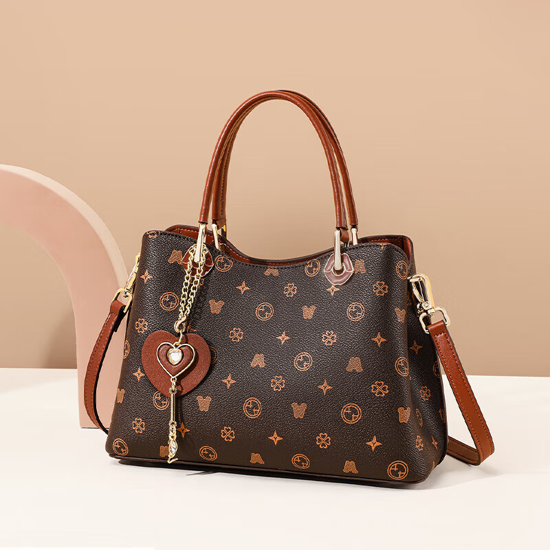 YUYULA Women's Brown Single Shoulder Bag