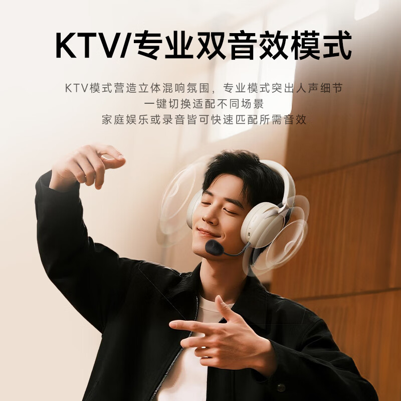 Quanmin K Ge Tencent Music Co-Branded Over-Ear Microphone