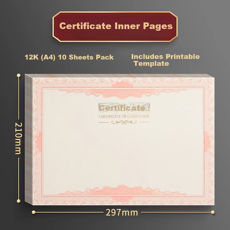 Elifo 12K A4 Certificate Inner Sheets