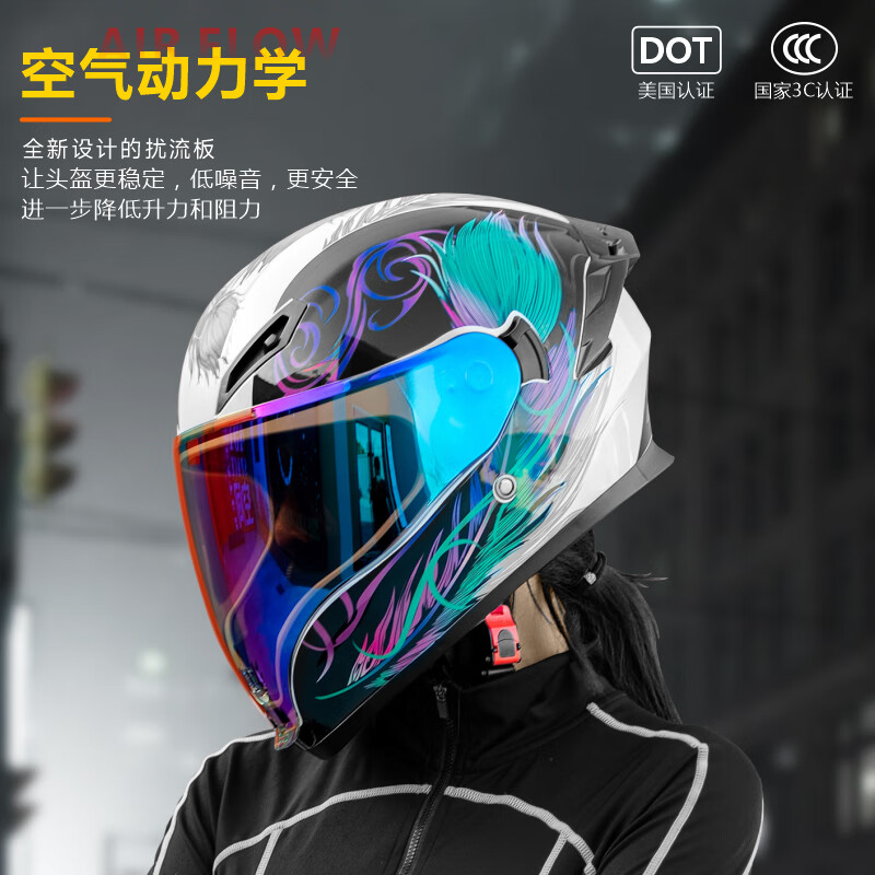 Forever ZKK988 Full Face Scooter Helmet