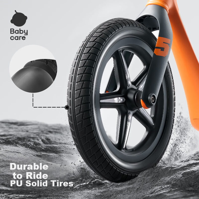 Babycare Kids' Luminous Balance Bike - Pulse Orange