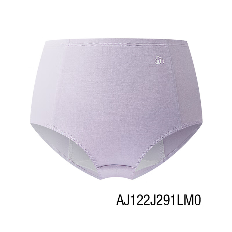 AIMER KIDS Antibacterial High-Waist Menstrual Underwear - Taro Purple