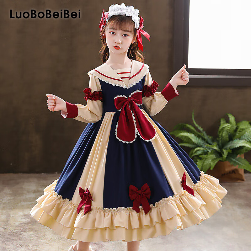 LUOBOBEIBEI Princess Dress - Cute Korean Style for Autumn