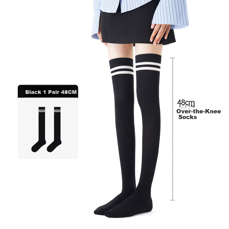 JKN Striped Compression Socks with Hyaluronic Acid