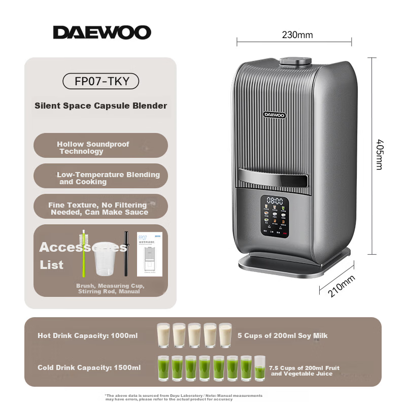 DAEWOO Silent Nutrient Blender