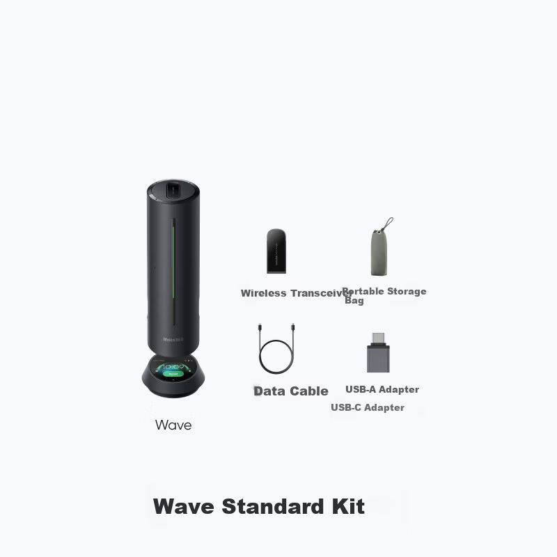 Insta360 Wave AI Omnidirectional Microphone Speaker