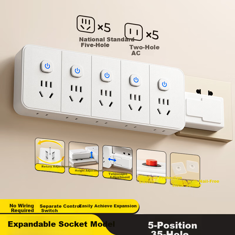 Sushiermo Ultra-Thin Power Strip
