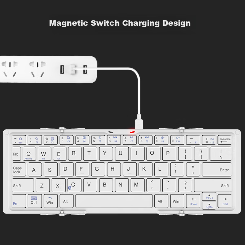 B.O.W HB066 Ultra-thin Foldable Bluetooth Keyboard