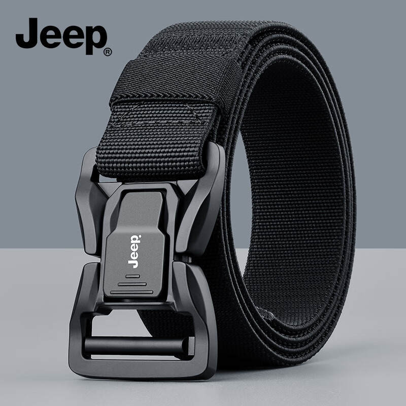 JEEP Outdoor Tactical Woven Belt for Men