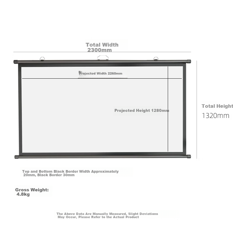 Three Seasons 100" HD Projection Screen