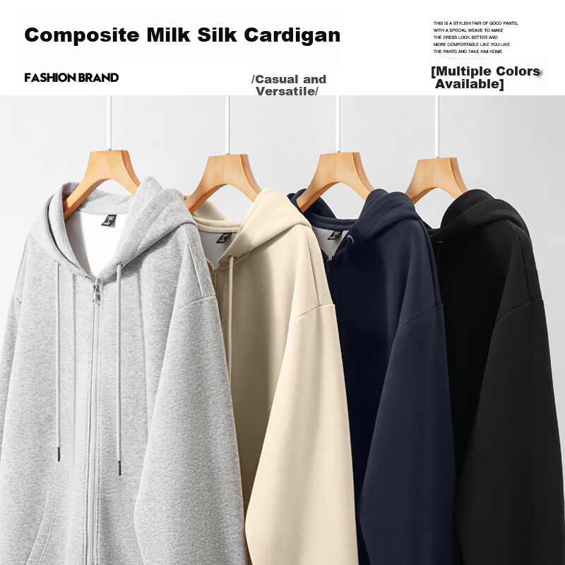 Baleno Men's Hooded Zip-Up Sweatshirt