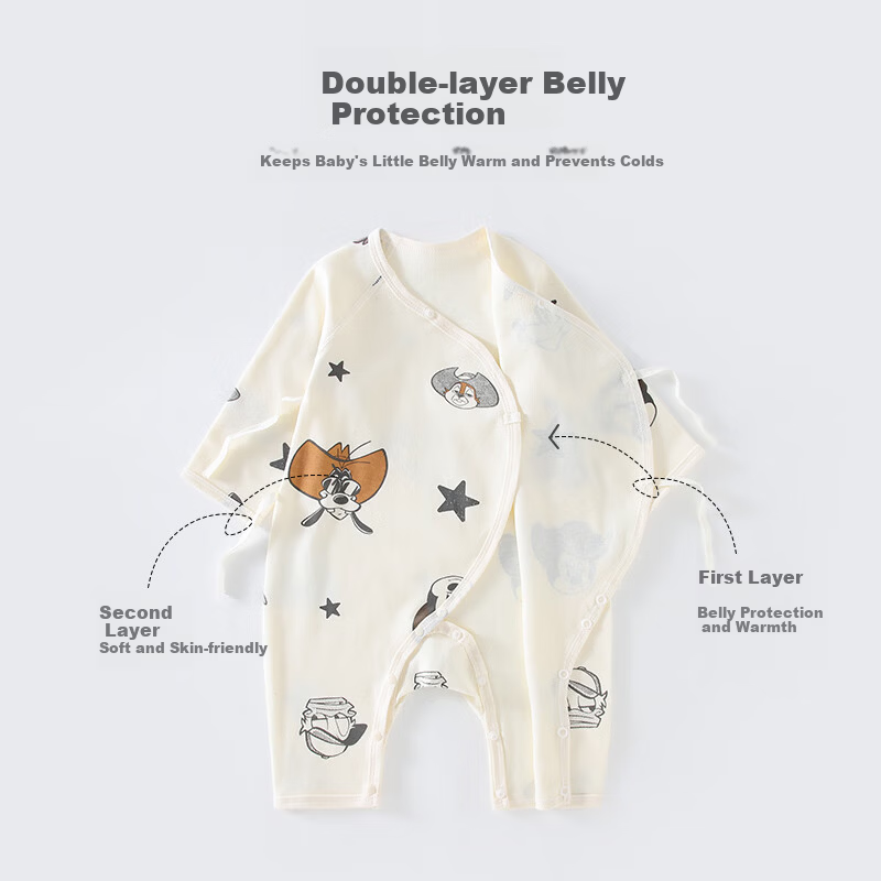 Disney Baby Newborn Romper - Pure Cotton Crawling Suit