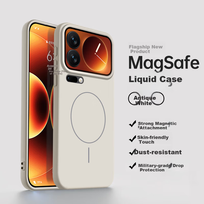 NEYAA Xiaomi 17 Pro Max Magnetic Liquid Silicone Case