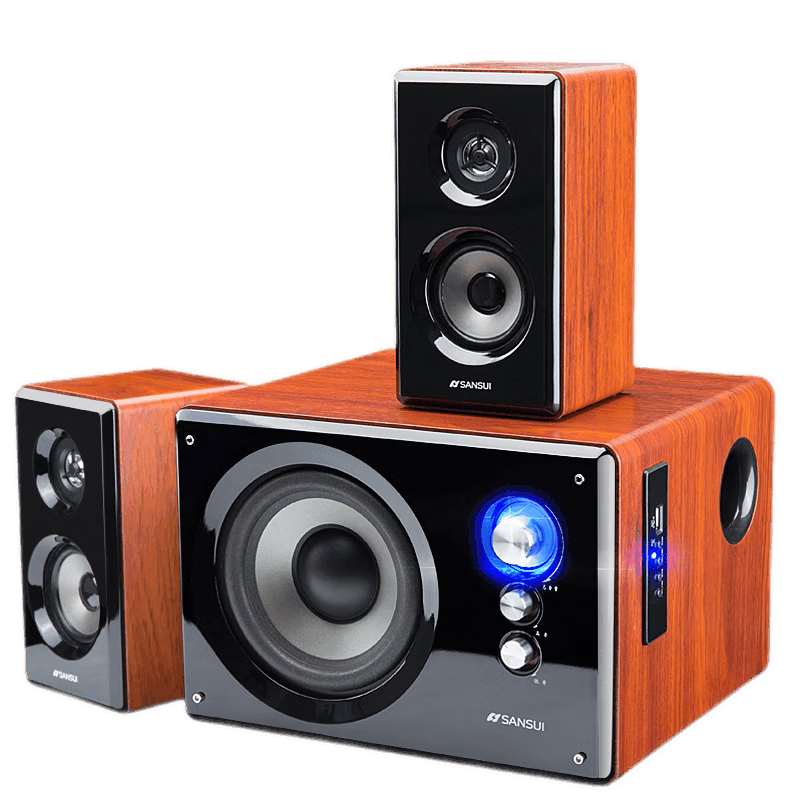 SANSUI GS-6000 (80A) - 5-Speaker Subwoofer System
