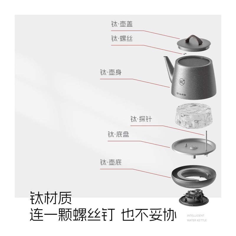 Shangpengtang Pure Titanium Electric Kettle