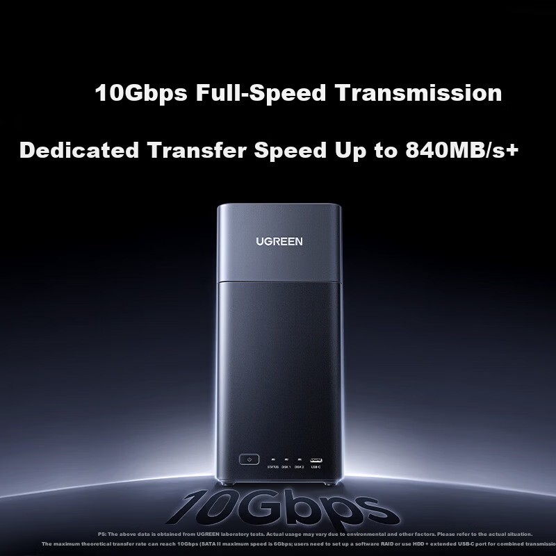 UGREEN 10Gbps Dual Drive NAS Expansion Cabinet