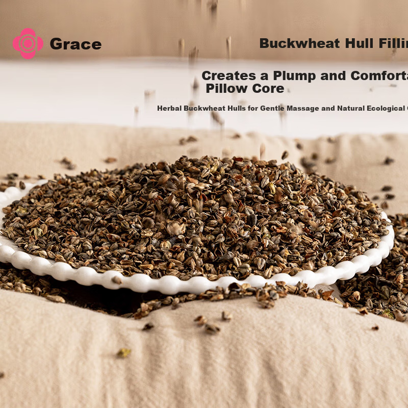 Grace Natural Buckwheat Husk Pillow - Cervical Support