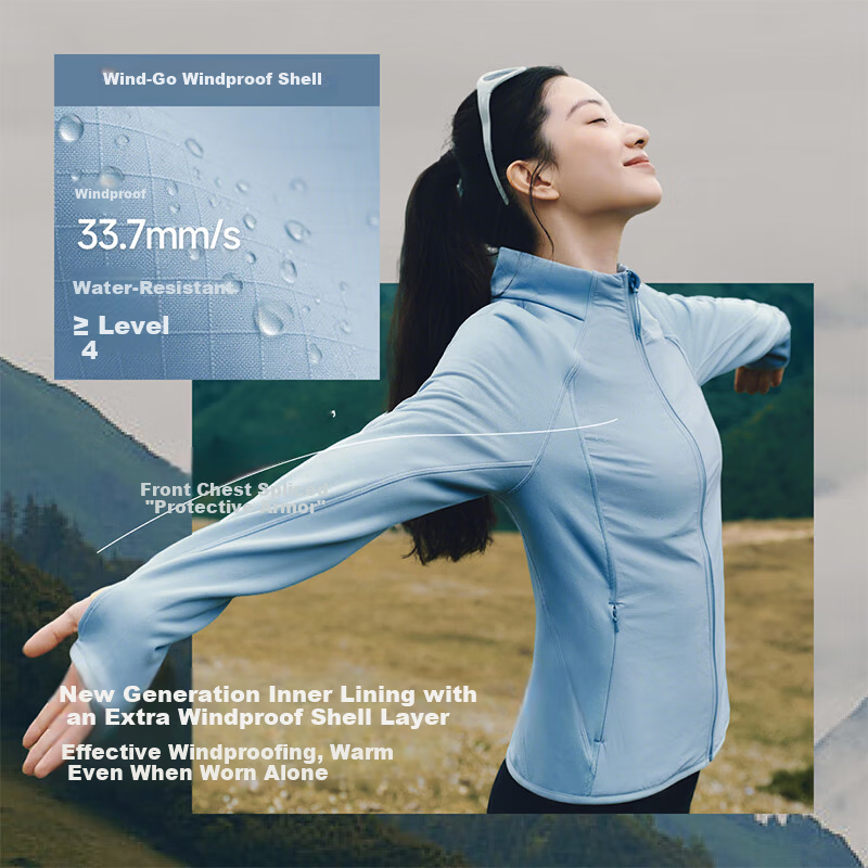 Beneunder Women's Fleece Jacket - Windproof Warmth