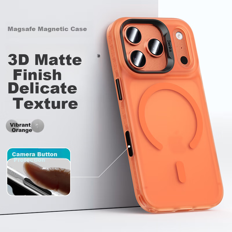 Benks iPhone 17 Pro Shockproof Case with Built-in Camera Button