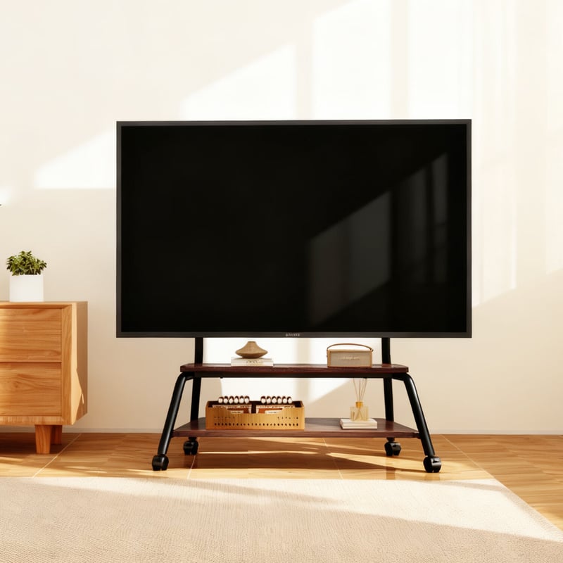 TAZD Movable TV Cart for 75-inch TVs