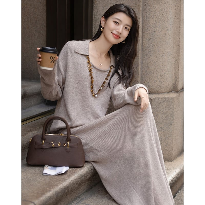 Demana Lazy Goddess Winter Elegant Wool Set