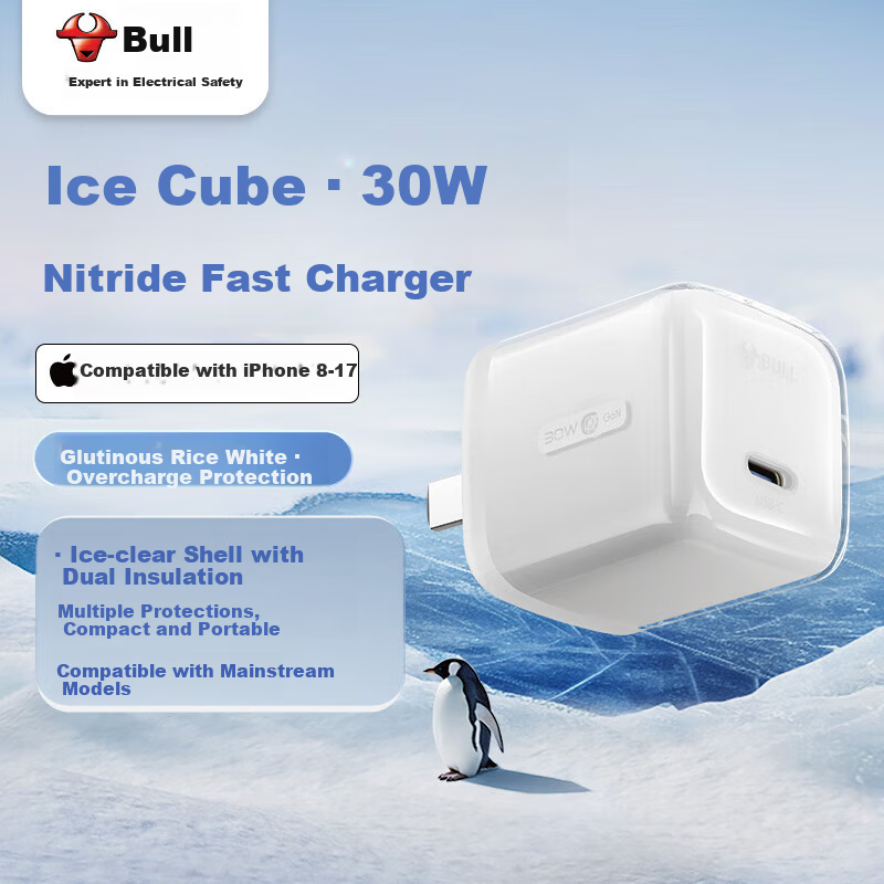 Bull Ice Cube 30W GaN Charger