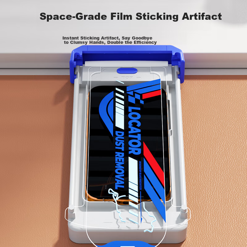BLUEO Tempered Glass Screen Protector for iPhone 16 Pro/17 - AR Anti-Reflective Privacy Glass