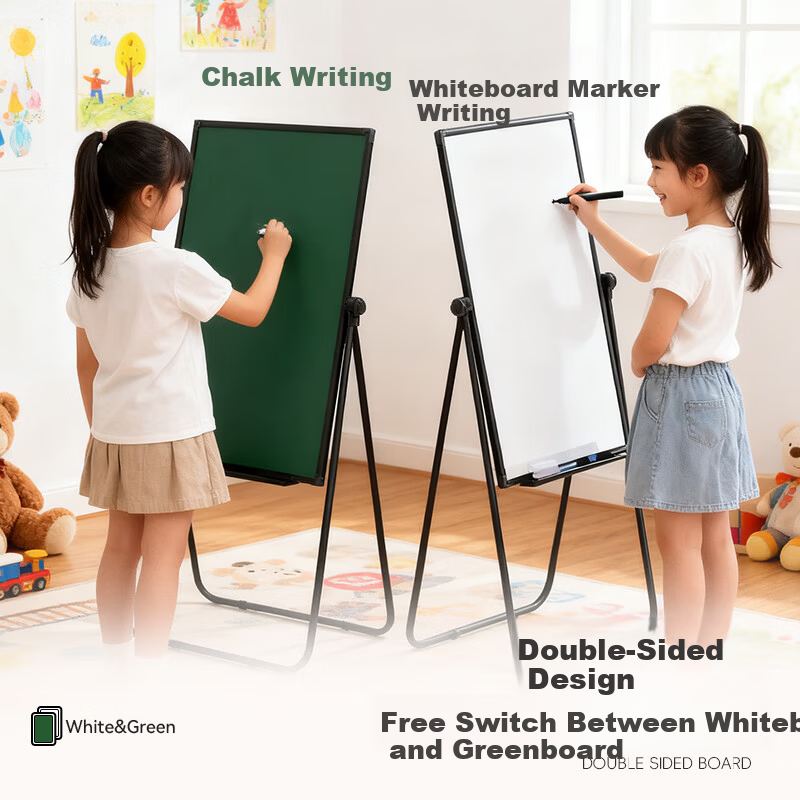 BBNEW Double-Sided Whiteboard with Stand