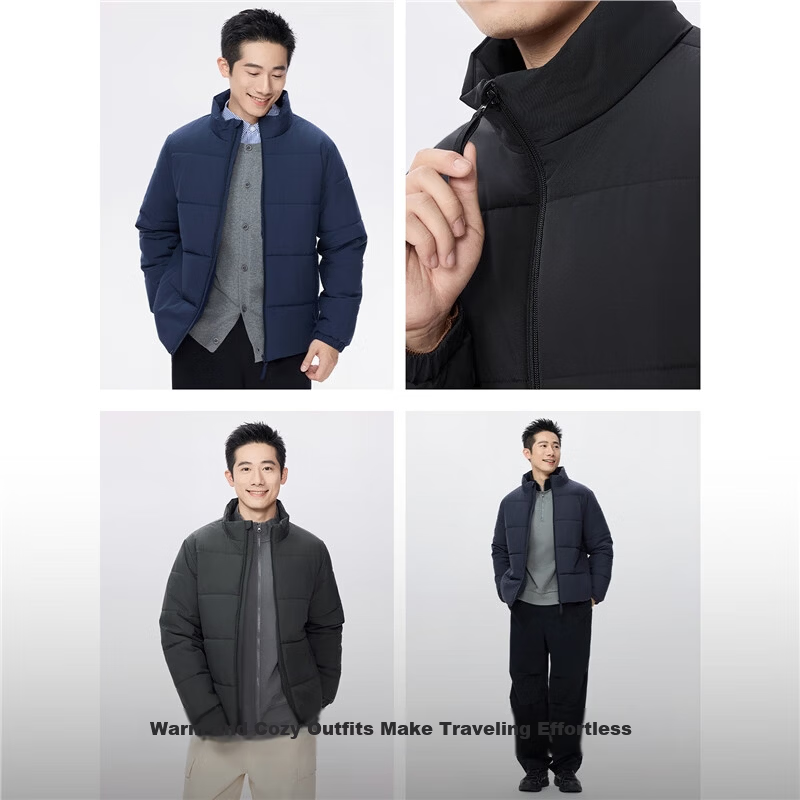 Giordano Men's Warm Cotton Padded Jacket