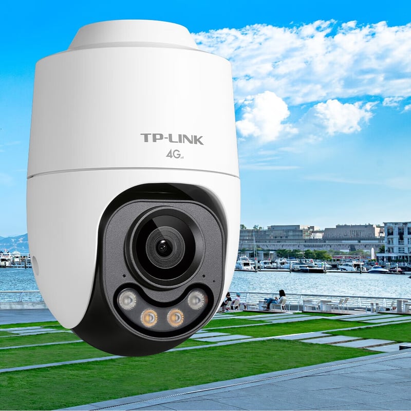 TP-LINK 8MP 4K Surveillance Camera with Lifetime 4G Data