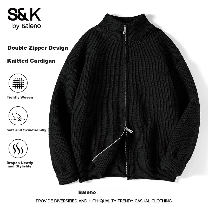 Baleno S&K Men's Thick Knit Sweater