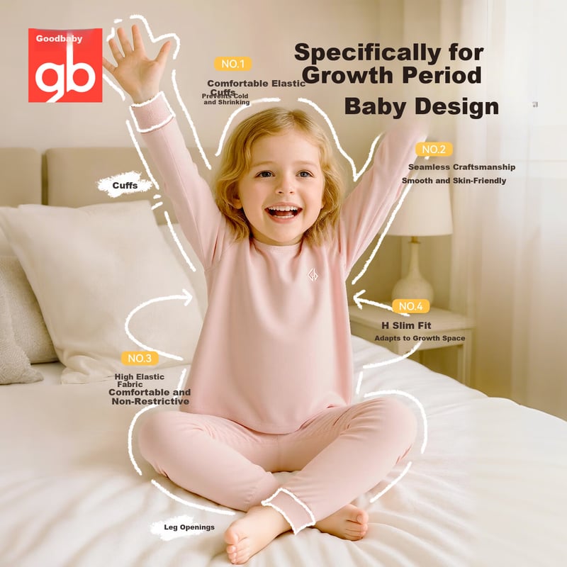 Gb Kids Cotton Thermal Underwear Set