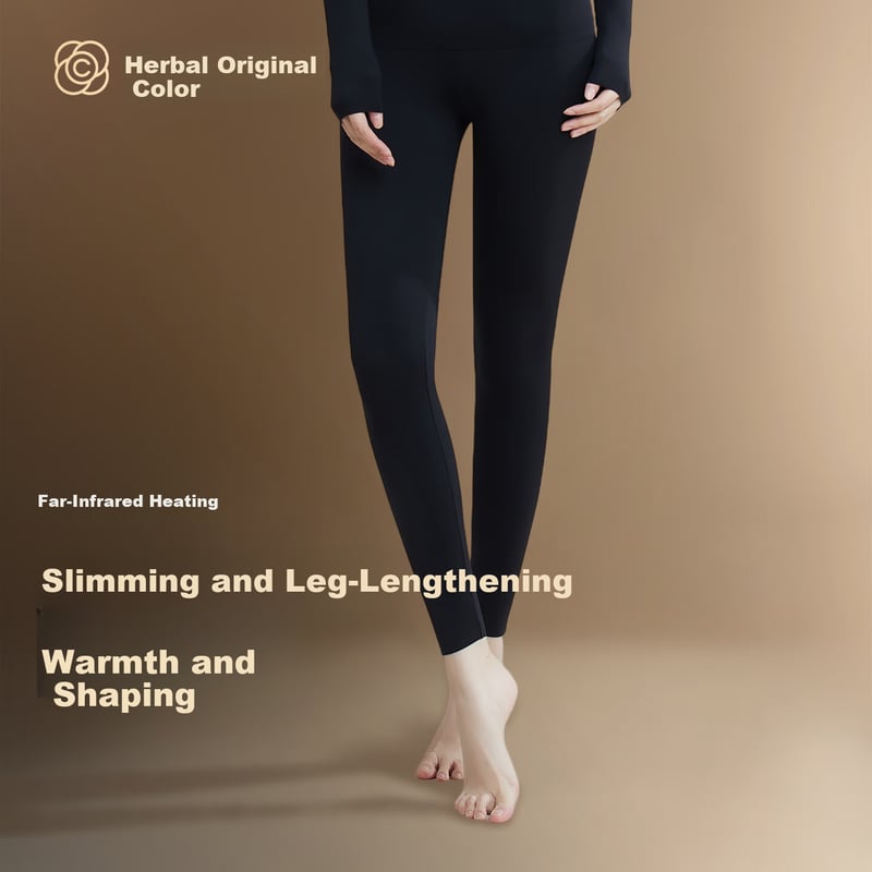 Herbal Original Color Thermal Leggings - High Waist 10A Antibacterial