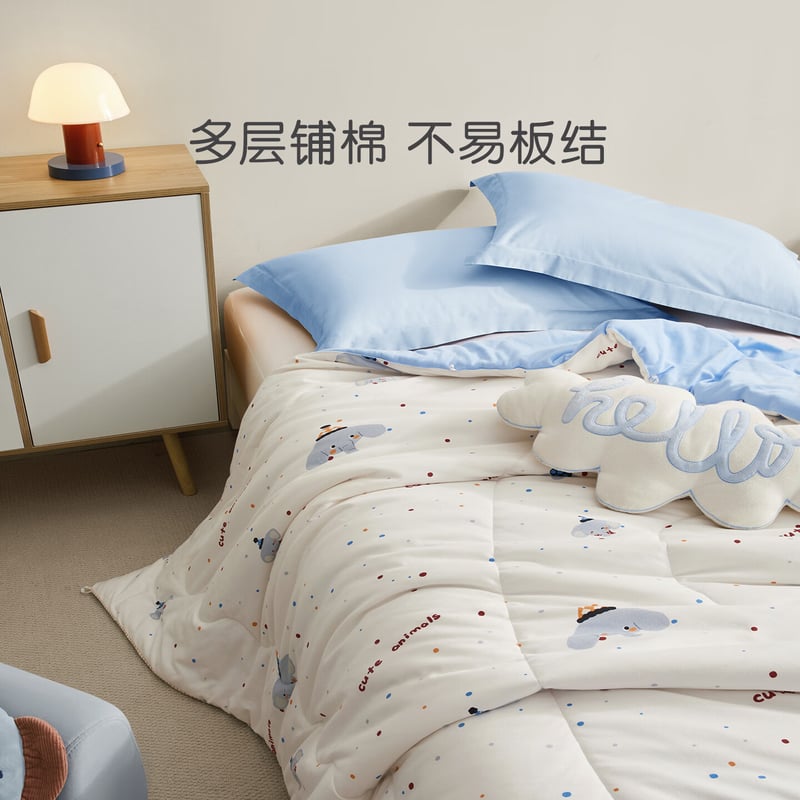 Luolaikids 100% Cotton All-Season Baby Quilt