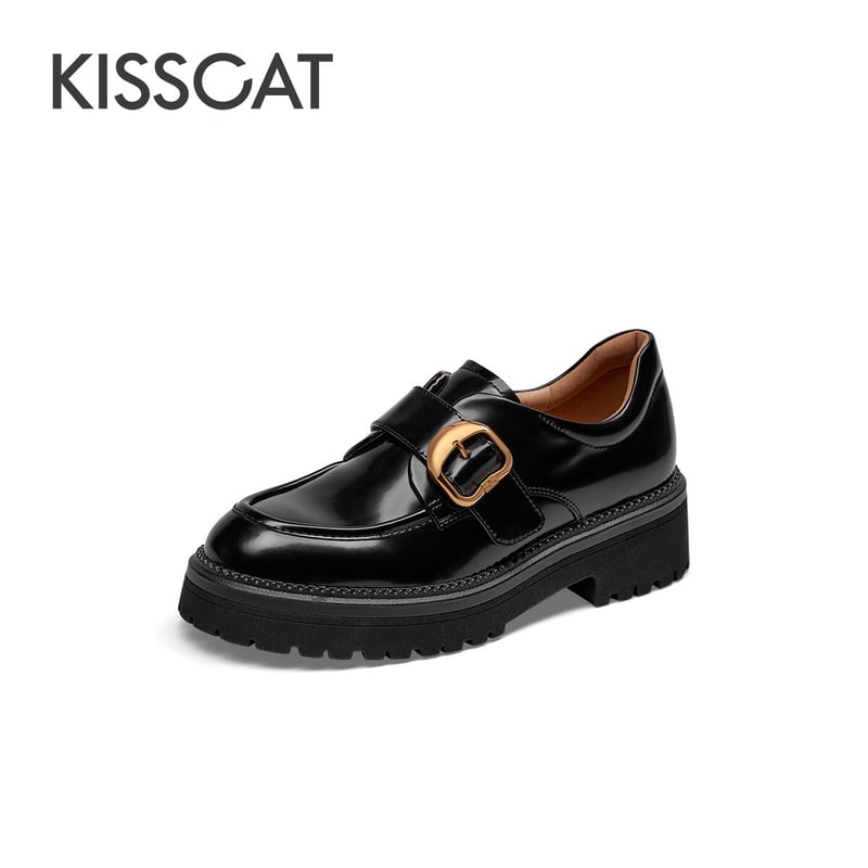 KISS CAT Small D Buckle Loafers KA65152-50