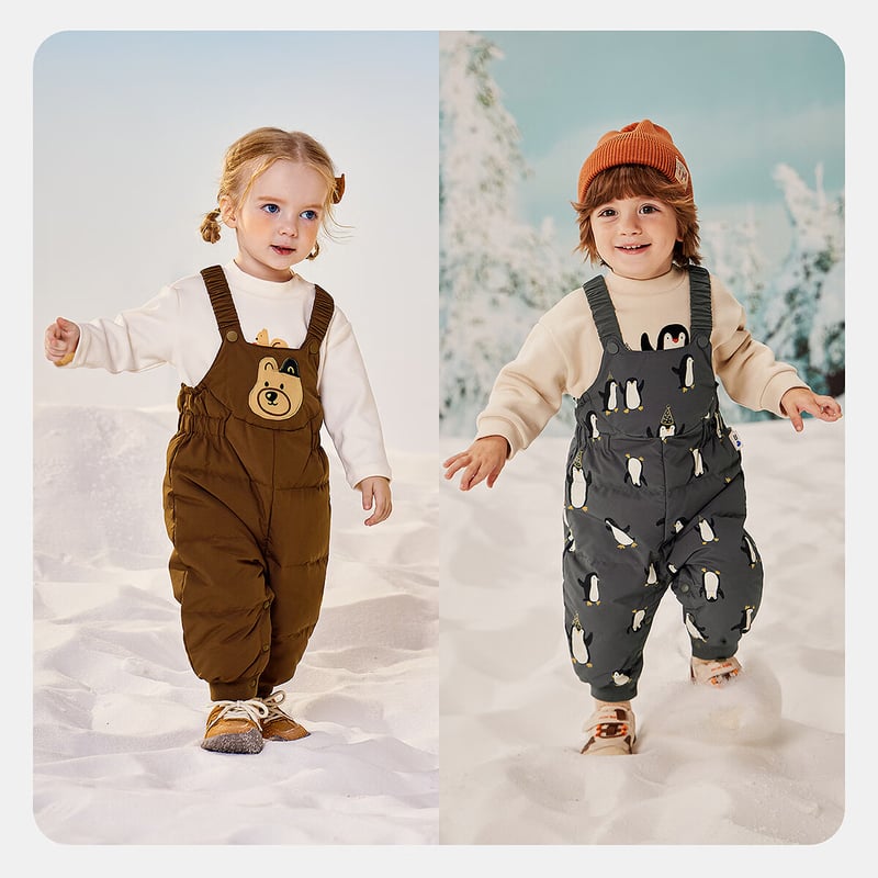 Minibala Water-Repellent Down Pants for Kids